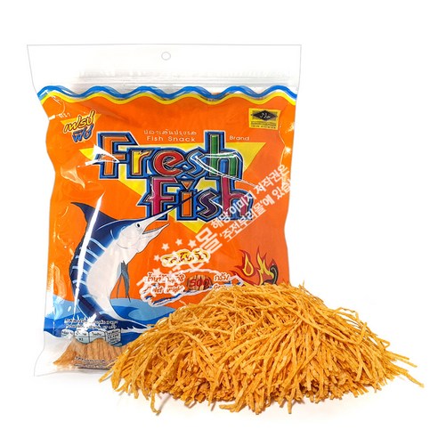 태국 원조 피쉬스낵 대용량 매운맛(핫칠리)