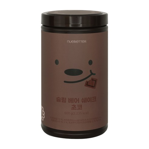 뉴베러 슬림 베어 쉐이크 대용량 단백질 BCAA 체중조절 영양밸런스 초코