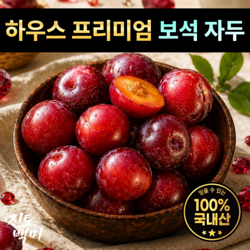 [하우스 최상품] 자두 2026 햇자두 보석자두 산지직송 피자두 백화점납품