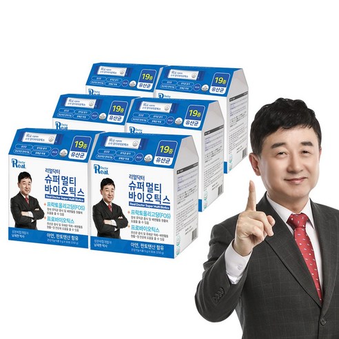 리얼닥터 슈퍼 멀티 바이오틱스 50포 포스트바이오틱스 유산균 19종유산균 유산균먹이 면역유산균 특허유산균 아연.셀렌 4중기능성 남재현박사 성분설계