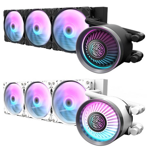 다크플래쉬 NEBULA DN-360 ARGB 블랙, 단일상품, 1개, 블랙