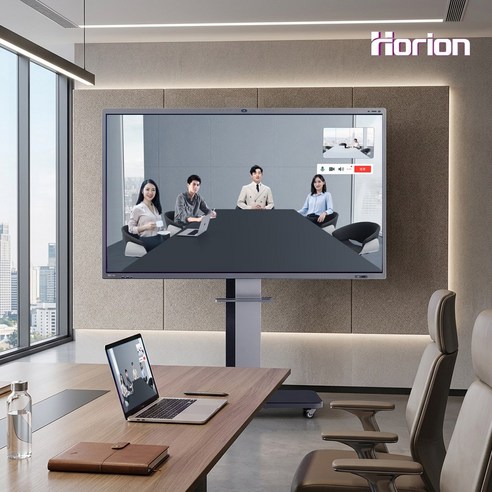 호리온 전자칠판 M6APro Google EDLA (정품스탠드) 65,75,86인치 AI 전자칠판 스마트교실 스마트오피스 온라인수업 화상회의 방문설치 포함