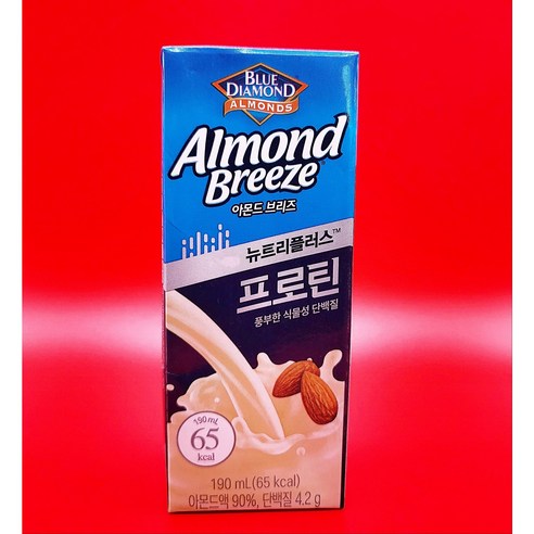 블루다이아몬드 아몬드 브리즈 뉴트리플러스 프로틴, 190ml, 16개
