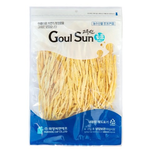 [고울선] 손질한 황태채 황태 실채 속살채 순살 가시제거 자연건조 150g, 1개