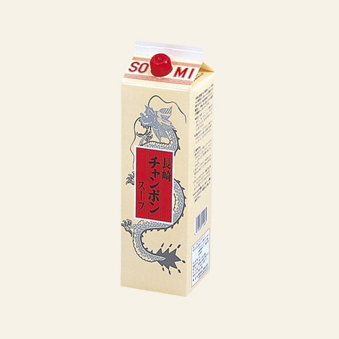 나가사끼 짬뽕 소스 - 일본 소미 나가사키 백짬뽕 라멘스프, 6개, 1.8L