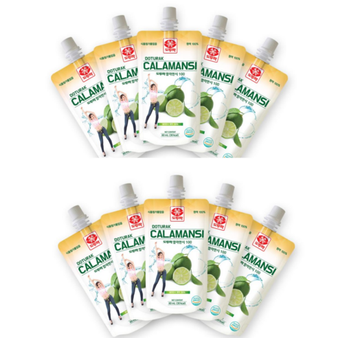 깔라만시 원액 주스 % 휴대용 60ml, 60ml, 10팩