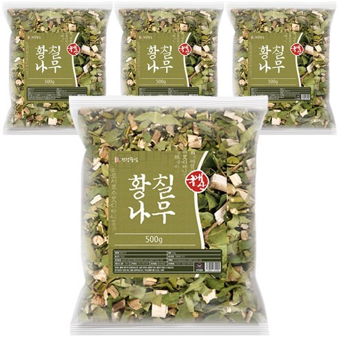 건강중심 국산 말린 황칠나무 잎 가지