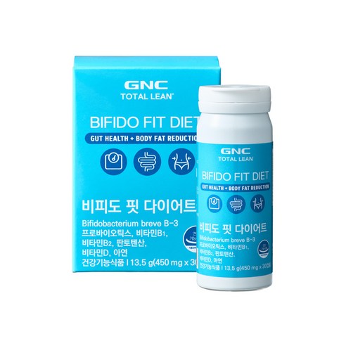 [GNC] 비피도 핏 다이어트 30캡슐 / 30일분, 30회분, 1개