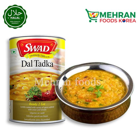 SWAD Dal Tadka (Lentils cooked with Onion & Tomato) / Ready to Eat 450g 달 다드카 (렌틸 커리)