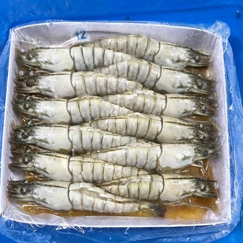 모조나인 블랙타이거 버터플라이새우10미, 3개, 500g 10미