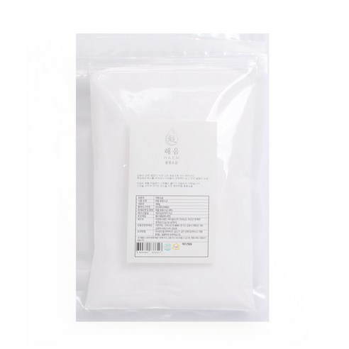 프리미엄 용융소금 해음 미네랄 알카리 소금 비금도 명품 천일염사용, 1개, 500g