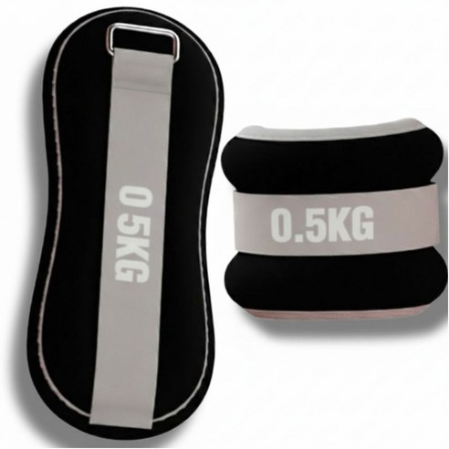 와일드윙 균형훈련 손목,발목 모래주머니, 블랙, 1kg