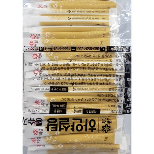 백설 하얀설탕 롱슈가500g[5g 100개][신송], 500g, 1개