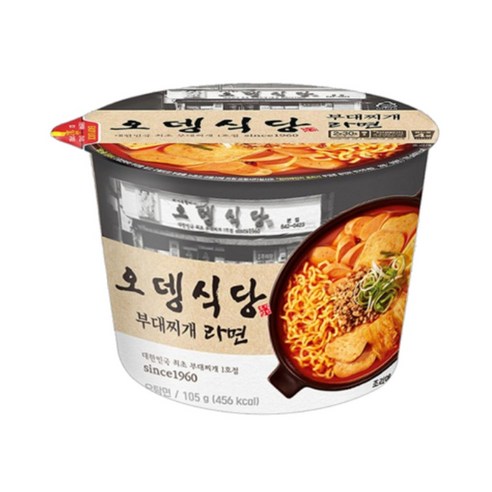 오뎅식당 부대찌개라면 큰컵사발면 105g