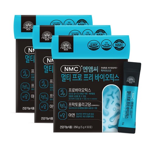 내추럴박스 엔앰씨 멀티 프로 프리 바이오틱스 50p
