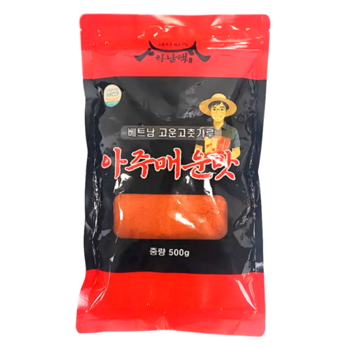 국내세척가공 베트남 고운 고춧가루 아주 매운맛 소스용 분말용, 3개, 500g