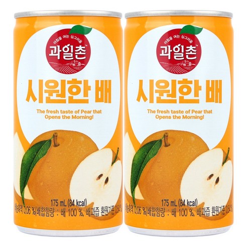 [해태] 해태 과일촌 배 드링크 175ml