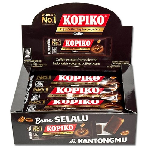 마요라 코피코 커피 캔디 블리스터 수입 사탕 간식, 210g, 5개