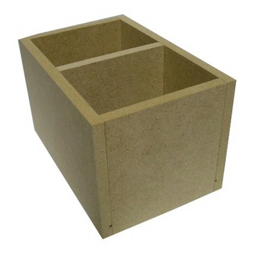 목재반제품 냅킨아트 목재 MDF 연필꽂이 3가지 종류, 1개, 2칸