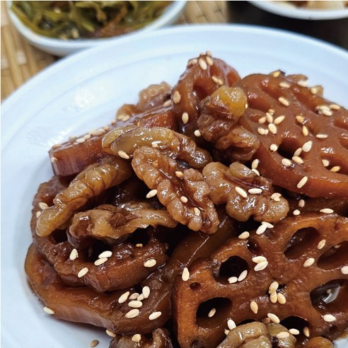 바다랑 호두연근조림 200g 400g 800g 1kg 고소함과 아삭함의 완벽한 조화