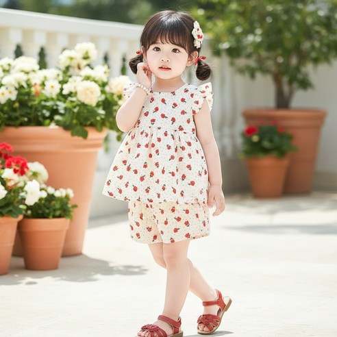 몽실이 엔젤 나시 여아상하복