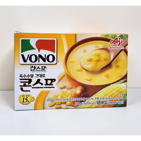 지야유통(무료배송) 대용량 보노 콘스프, 21g, 18개