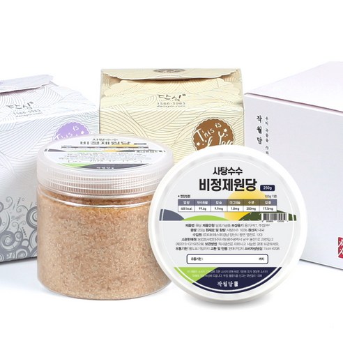 신안함초닷컴 [국내 이물질제거 공정] 비정제 원당 250g, 20통, 250g