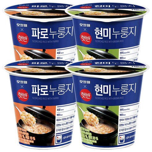 오쌀미 햇반누룽지30g (파로+현미)