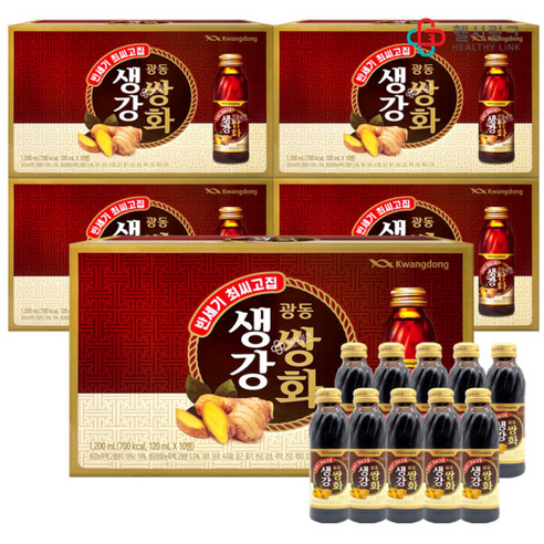 광동제약 생강쌍화 생강차 쌍화탕 선물용음료, 1개, 120ml