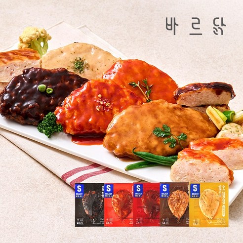 셀렉트밀 소스 닭가슴살 5종 혼합 세트