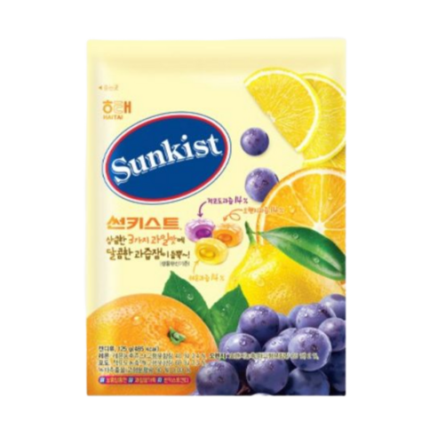 썬키스트 캔디, 125g, 1개