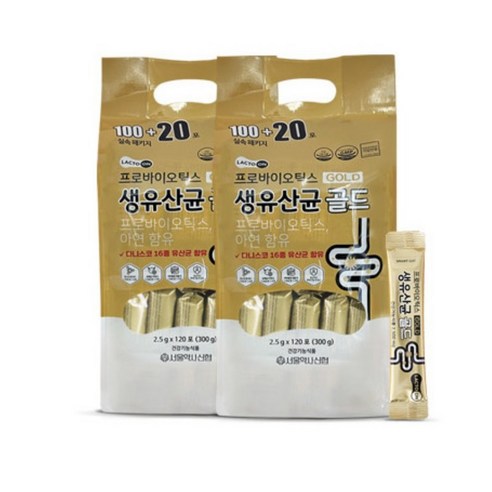 [서울약사신협] 프로바이오틱스 생유산균 골드 120포 2세트