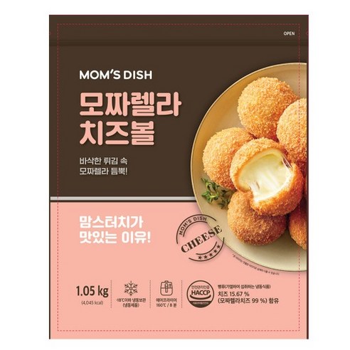 맘스터치 모짜렐라 치즈볼 1.05kg