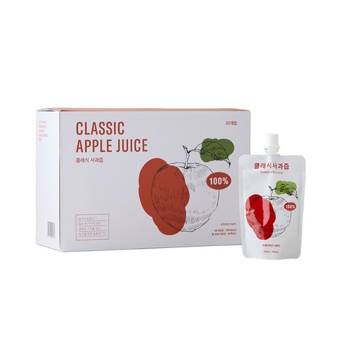 (클래식농원) 농부가 직접 만든 NFC 사과즙 4L
