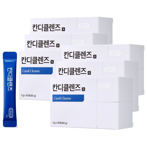 메디온 칸디클렌즈 30P 여성 칸디다 질염 이너케어 약국판매, 60g, 6박스