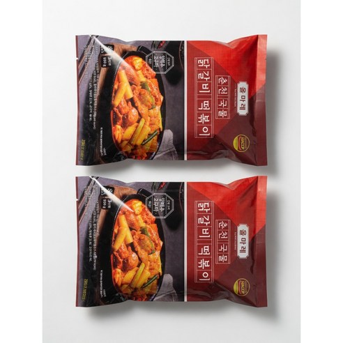올마레 닭갈비와떡볶이의오묘한조화 춘천국물닭갈비떡볶이 1+1세트메뉴