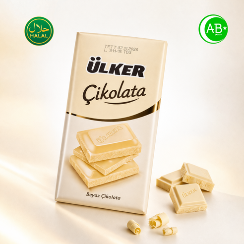 Ulker Turkish White Chocolate 울커 화이트 초콜릿 | 터키산