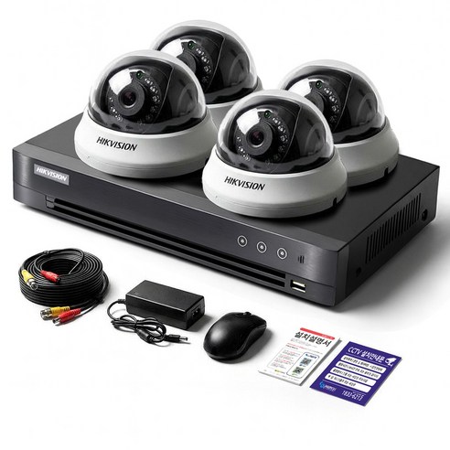 세계1위 하이크비전 200만화소 CCTV 녹화기 풀세트 HDD 1TB 하이박스 포함 보안용 카메라, 1개