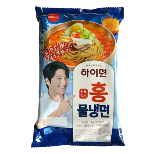 [삼립] 하이면 홍 물냉면 900g