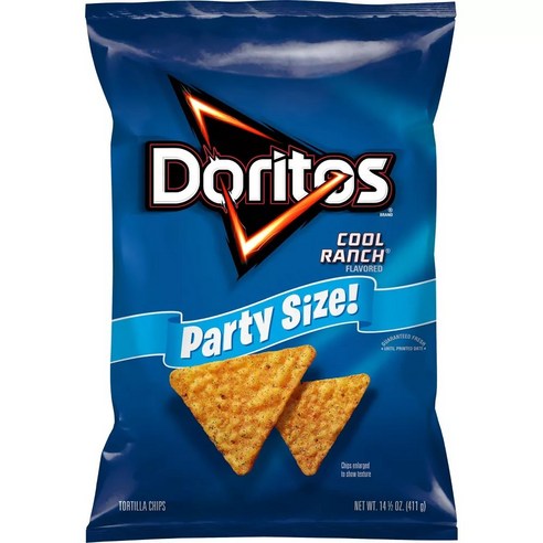 도리토스 쿨 렌치 나초칩 대용량 411g, Doritos Cool Ranch Flavored Tortilla Chips 15.5oz