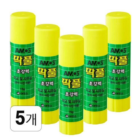 아모스 딱풀, 15g, 5개