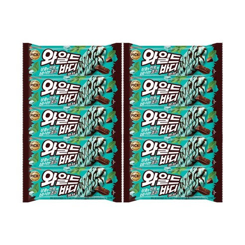 와일드바디 민트초코 막대 아이스크림