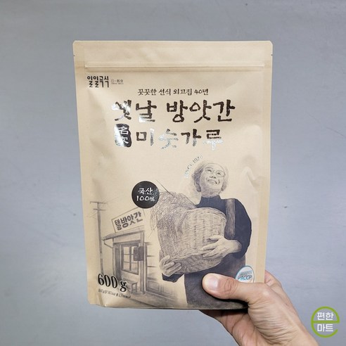 일일곡식 옛날 방앗간 미숫가루, 3개, 600g