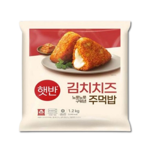 코스트코 햇반쿡반 김치치즈 주먹밥 1200g(100gx12) [아이스박스] + 더메이런손소독제