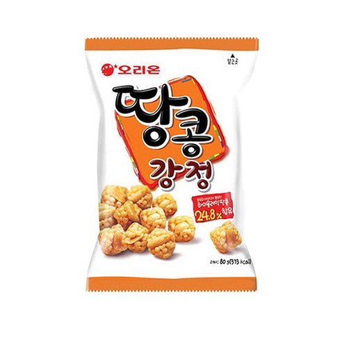 오리온 땅콩강정 80g 1500