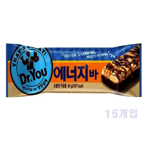 닥터유 에너지바 파워사이즈, 600g, 2개