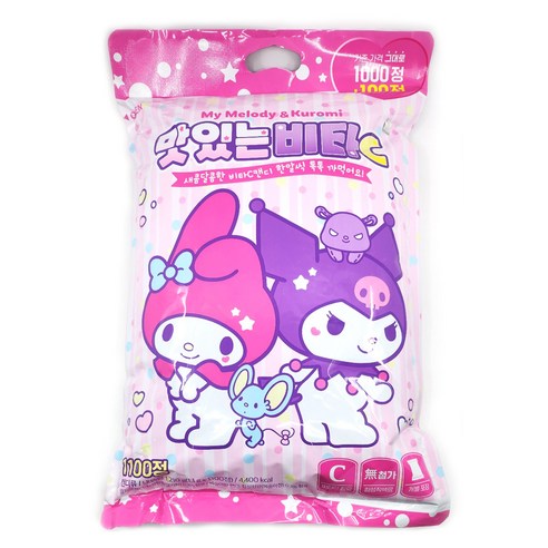 마이멜로디 쿠로미 맛있는비타C 1000정+100정