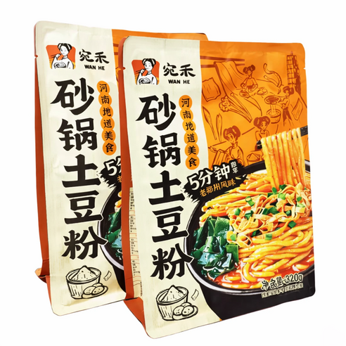 마라탕 당면 감자면 중국 넓적당면 매운맛 320g, 5개, 320g