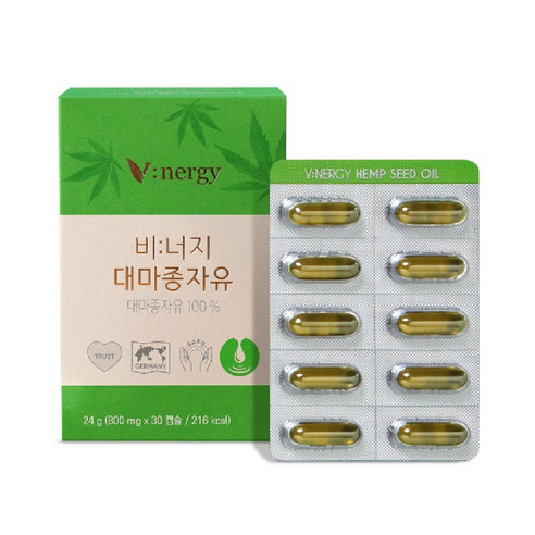 비너지 대마종자유 800mg x 30캡슐