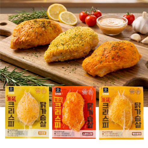 다잇닭 통살 크리스피 치킨, 90g